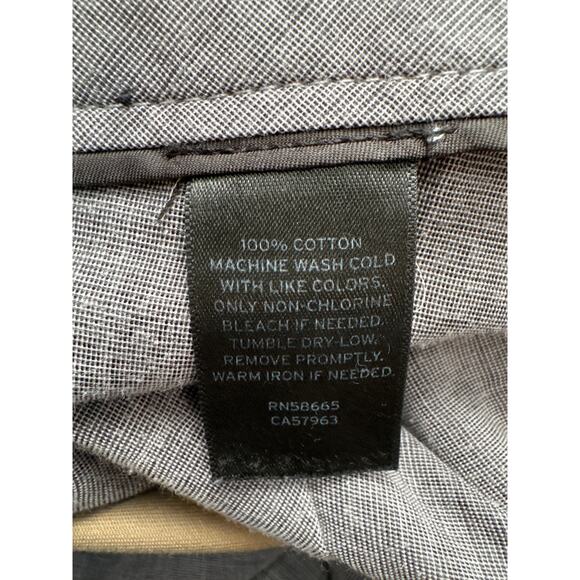 Nordstrom Mens Shop SmartCare Wrinkle Free Chino Straight Leg Pants Mens 31 X 32 - Picture 6 of 7